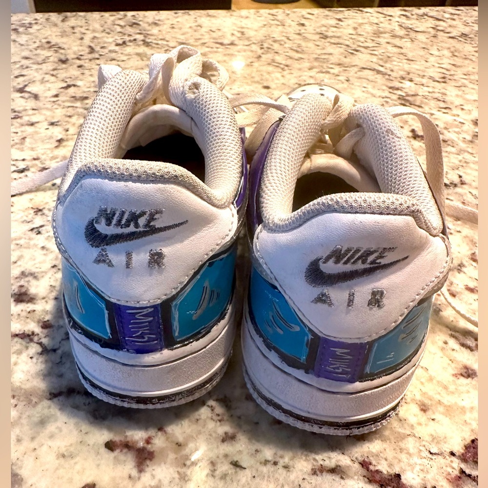 NIKE Air Force Sneakers -Artist painted